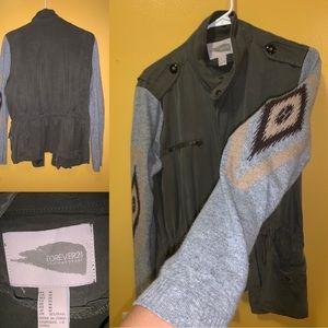 Lightweight army inspired jacket